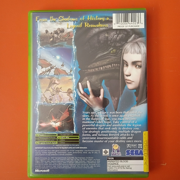 Panzer Dragoon Orta Xbox Game - Picture 3 of 3